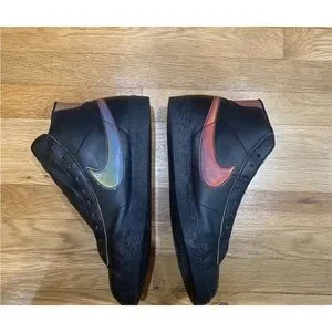 Nike Mens Sz 13 Nike Blazer High Premium Hologram Black 312457 003 Playstation 1.jpg main image 3